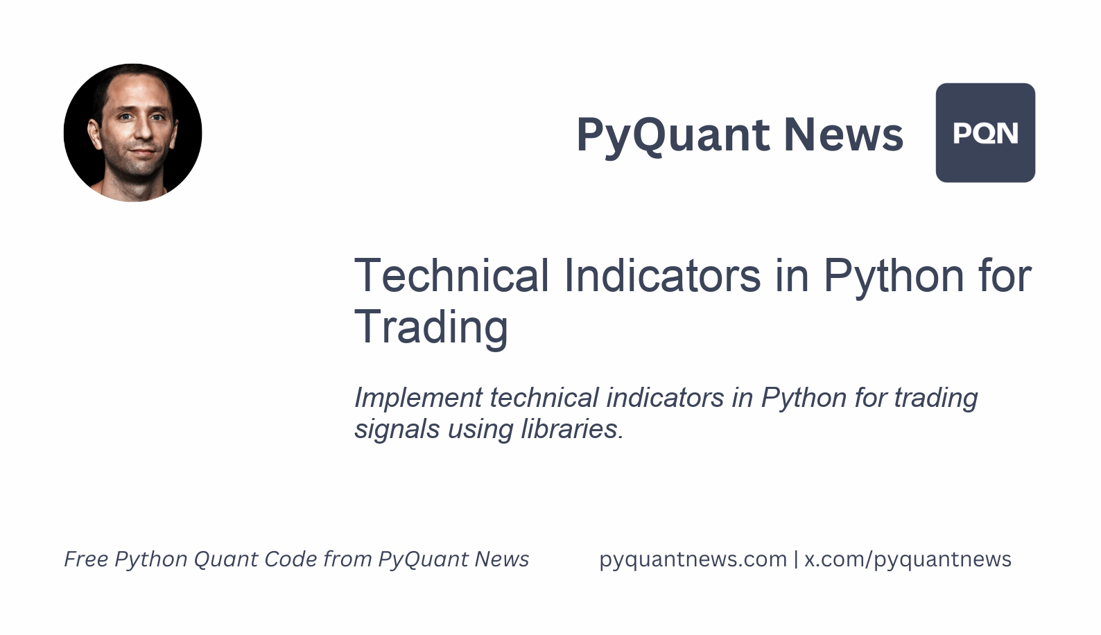 Technical Indicators in Python for Trading