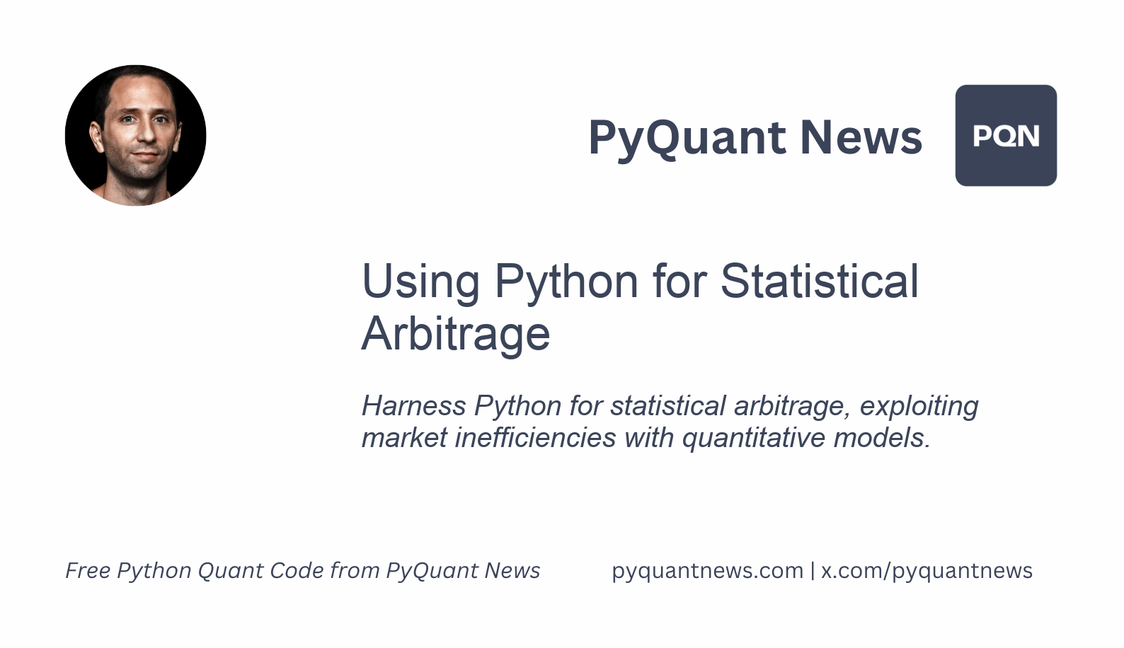 Using Python for Statistical Arbitrage