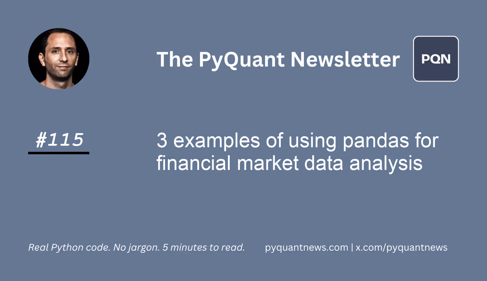 3 examples of using pandas for financial market data analysis