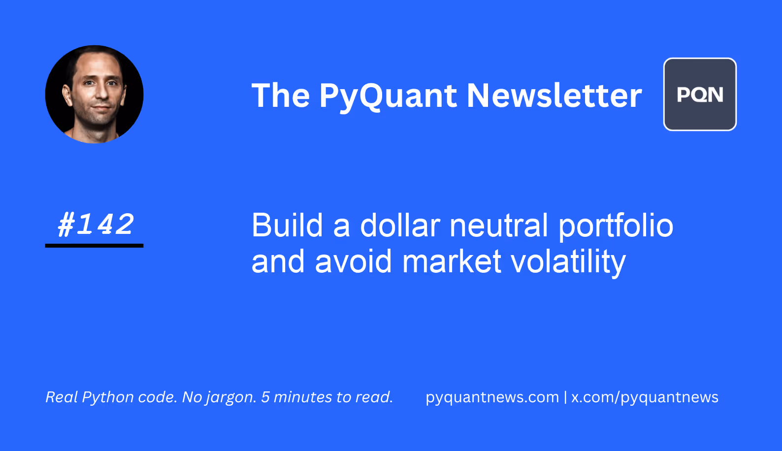 Build a dollar neutral portfolio and avoid market volatility