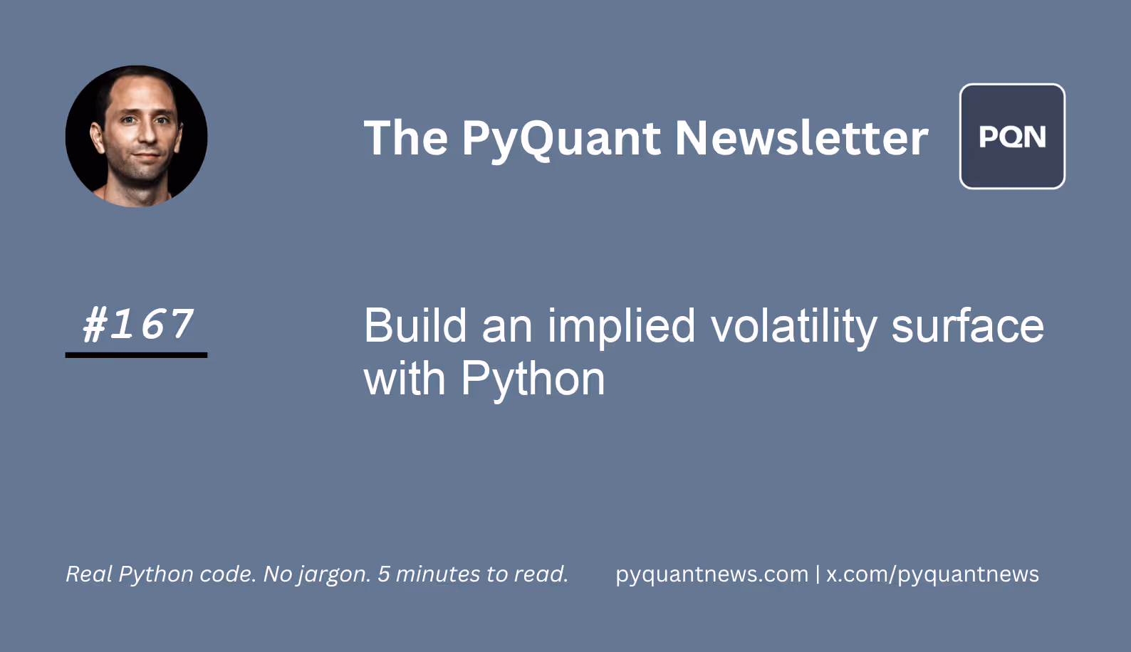 Build a volatility surface with Python