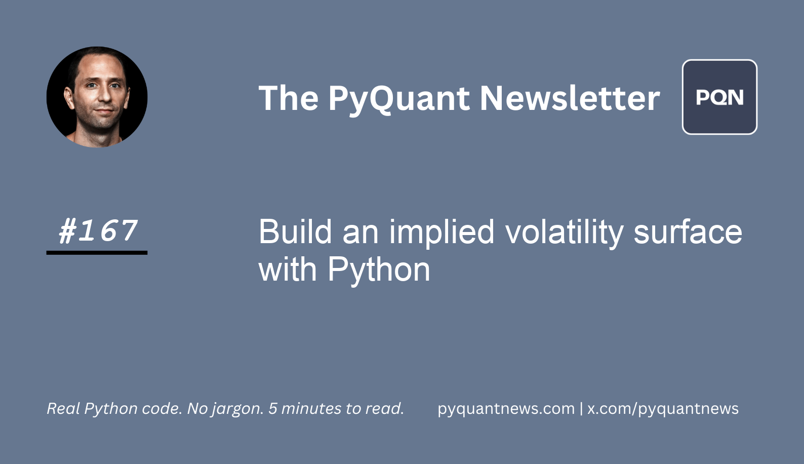 Build a volatility surface with Python