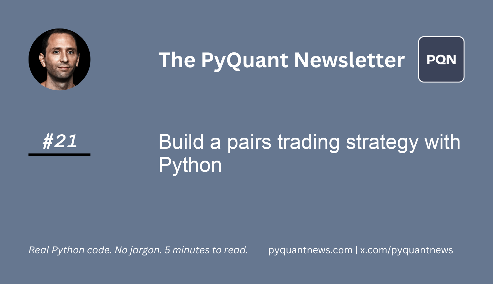 Build a pairs trading strategy with Python