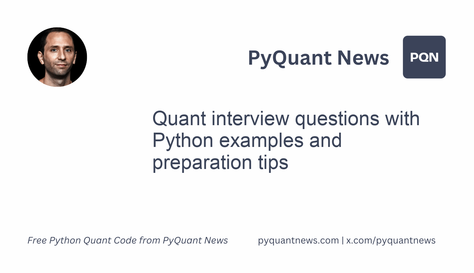 Quant interview questions with Python examples and preparation tips