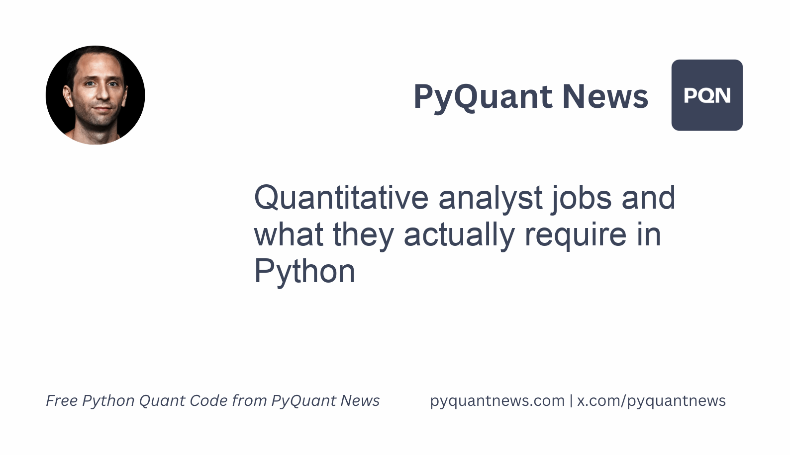 Quantitative analyst jobs and what they actually require in Python