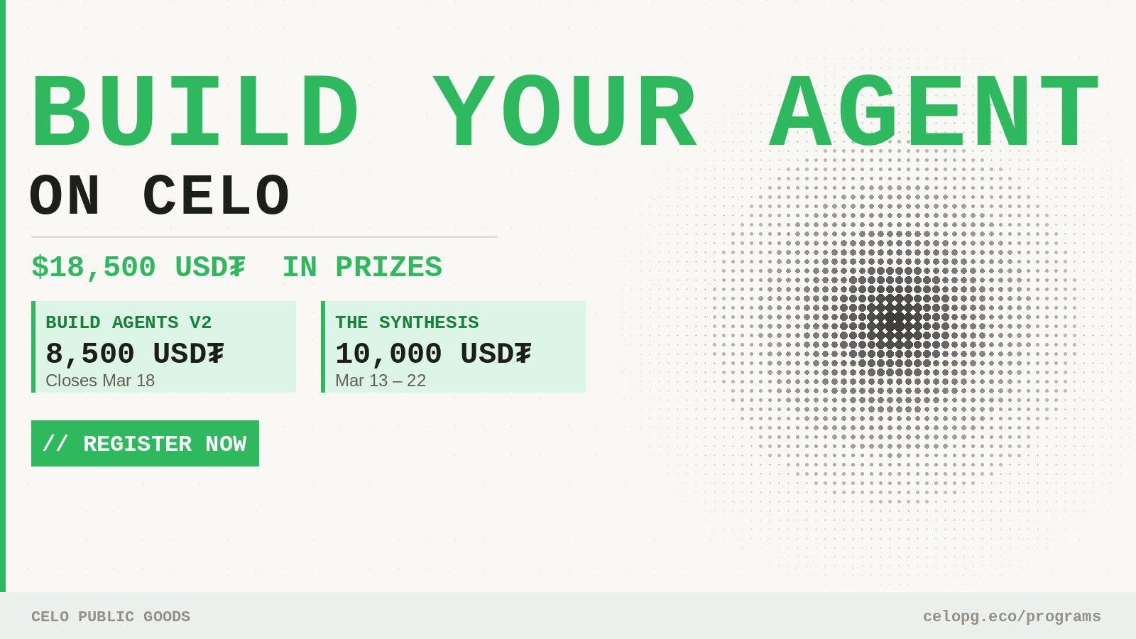 Build your Agent on Celo