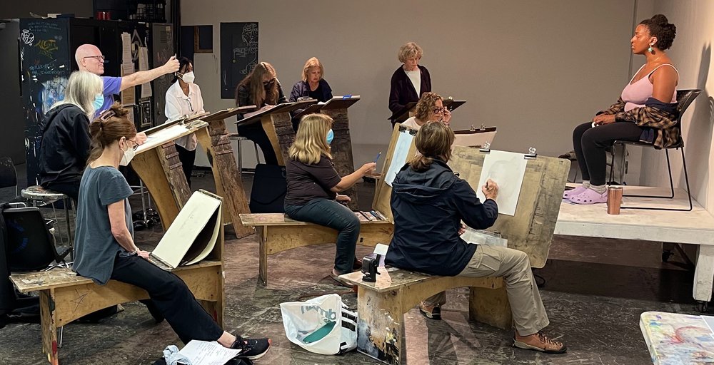 Portrait Drawing and Painting Classes at the Greenwich Art Society with