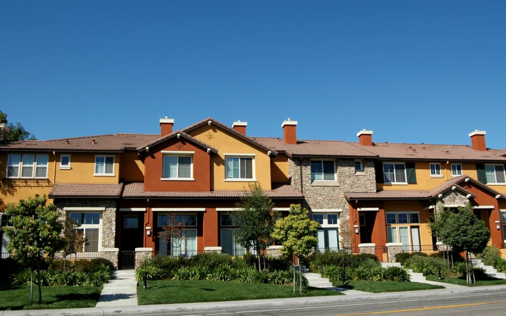 Photo of multifamily homes from the street