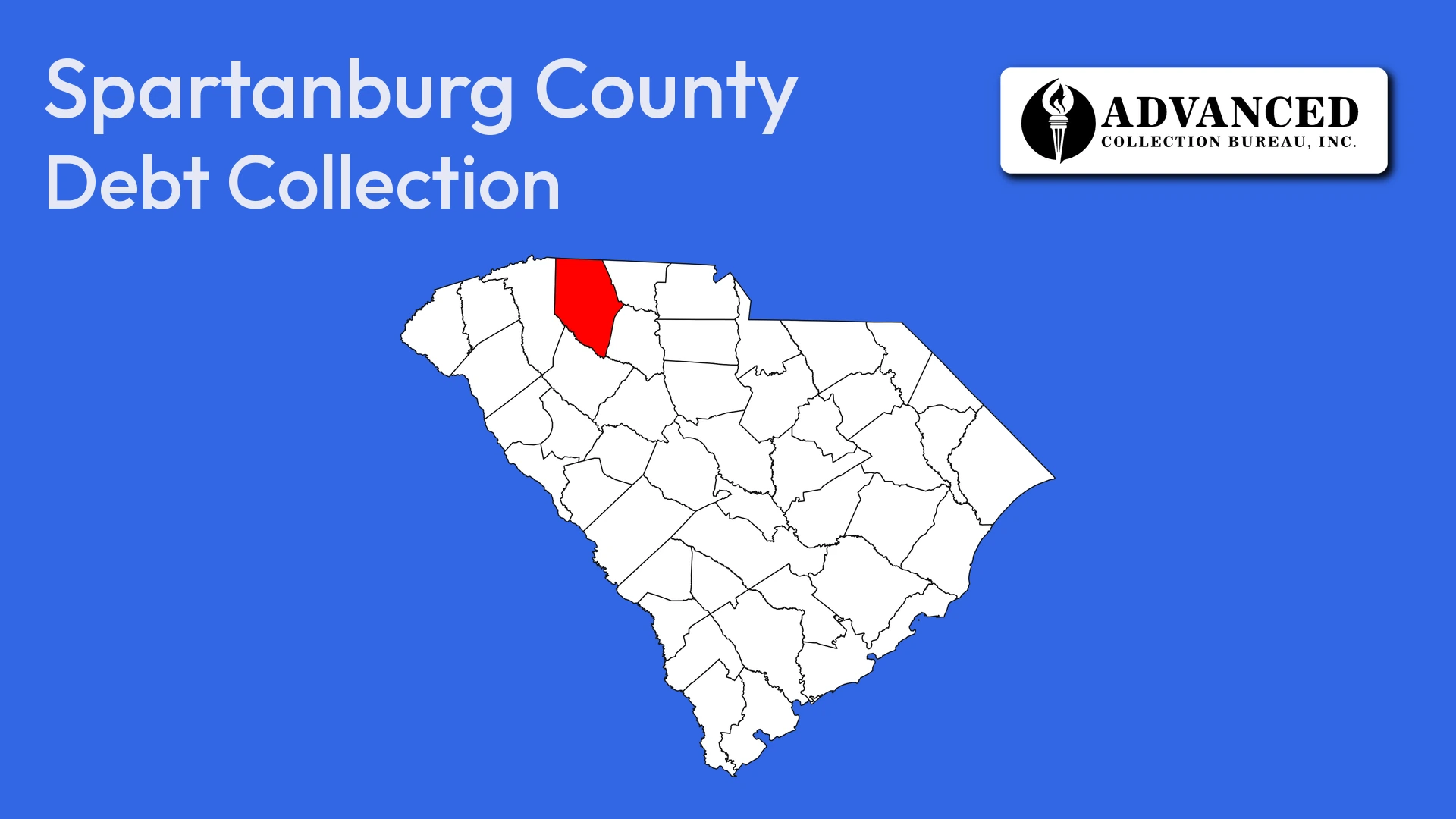 Map of South Carolina highlighting Spartanburg County