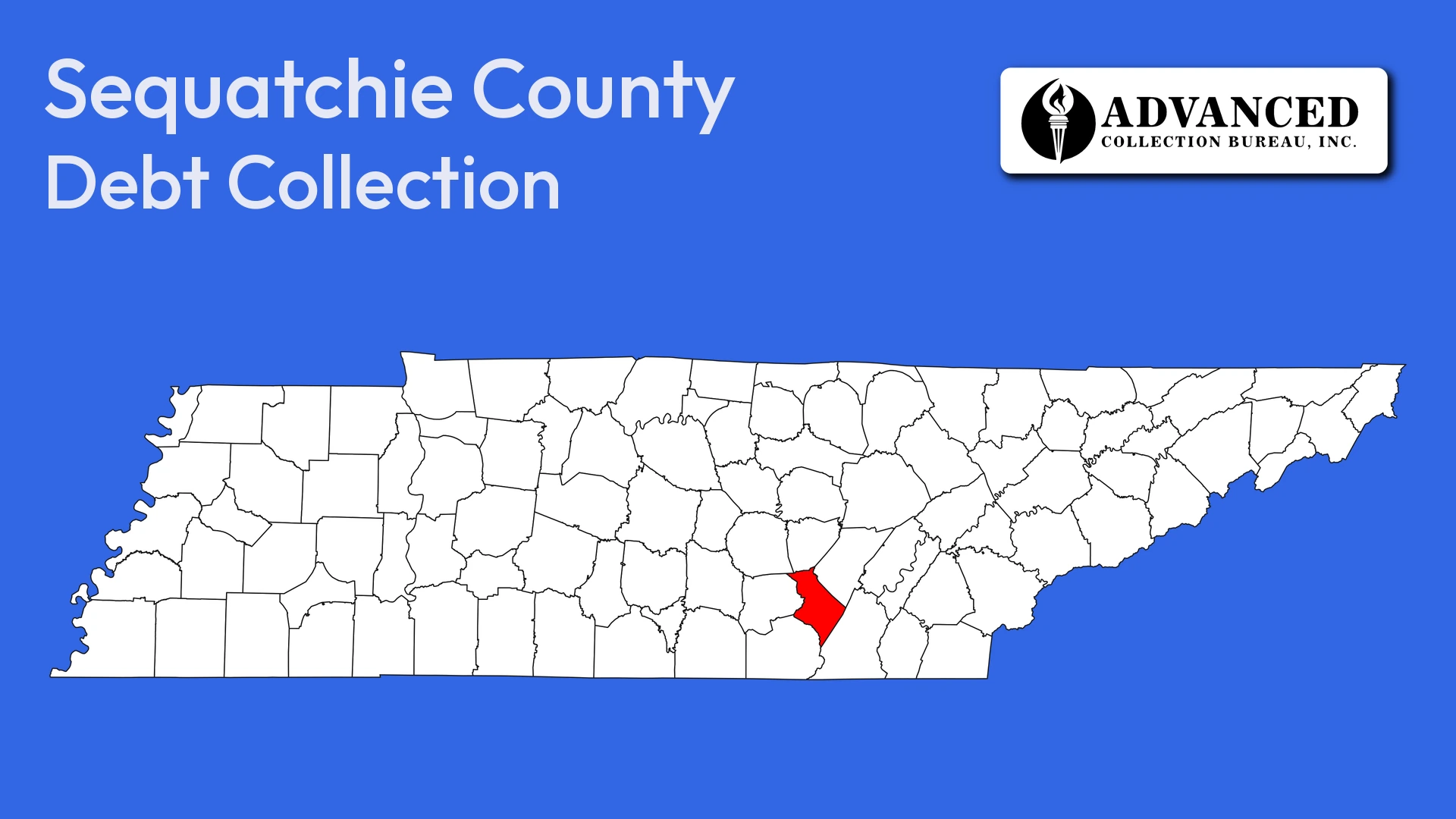 Map of Tennessee highlighting Sequatchie County