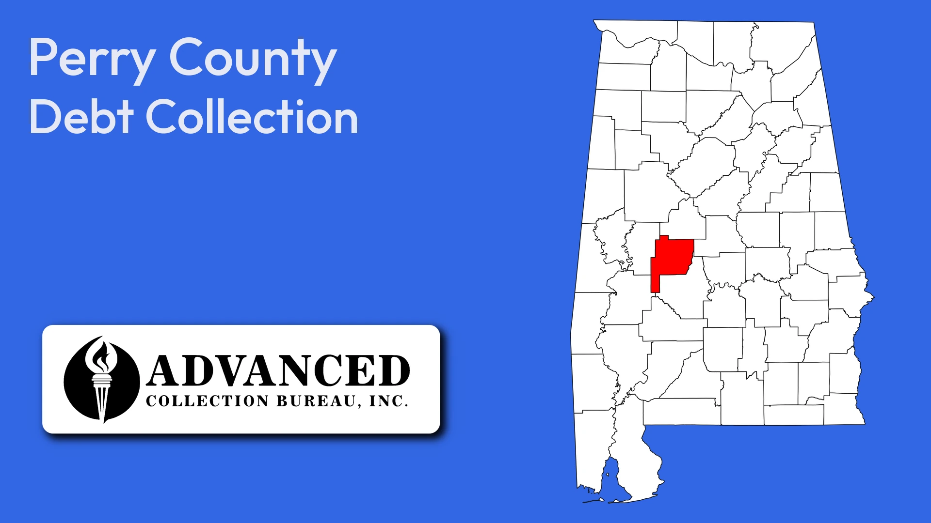 Map of Alabama highlighting Perry County