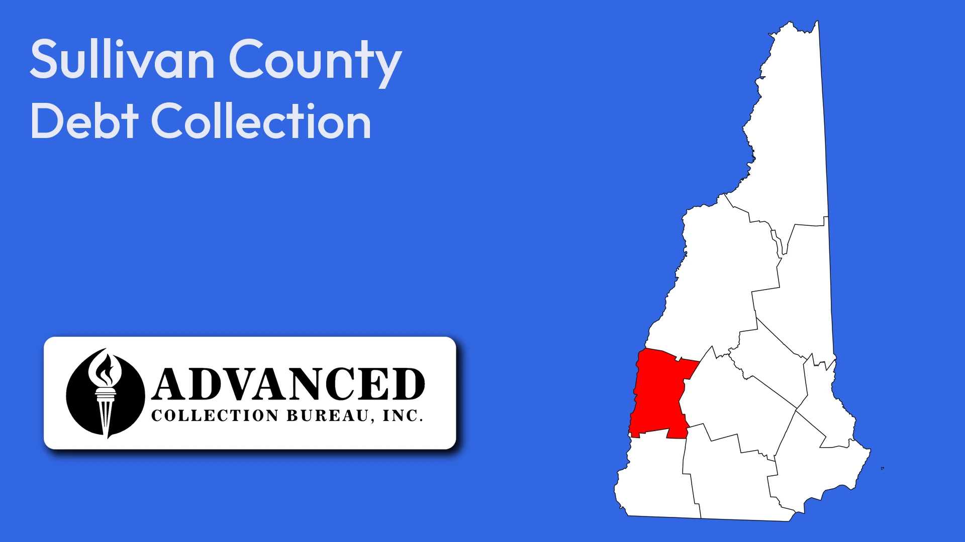 Map of New Hampshire highlighting Sullivan County