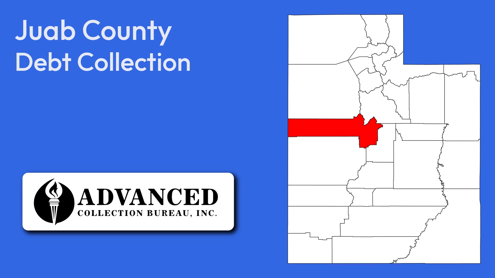 Map of Utah highlighting Juab County