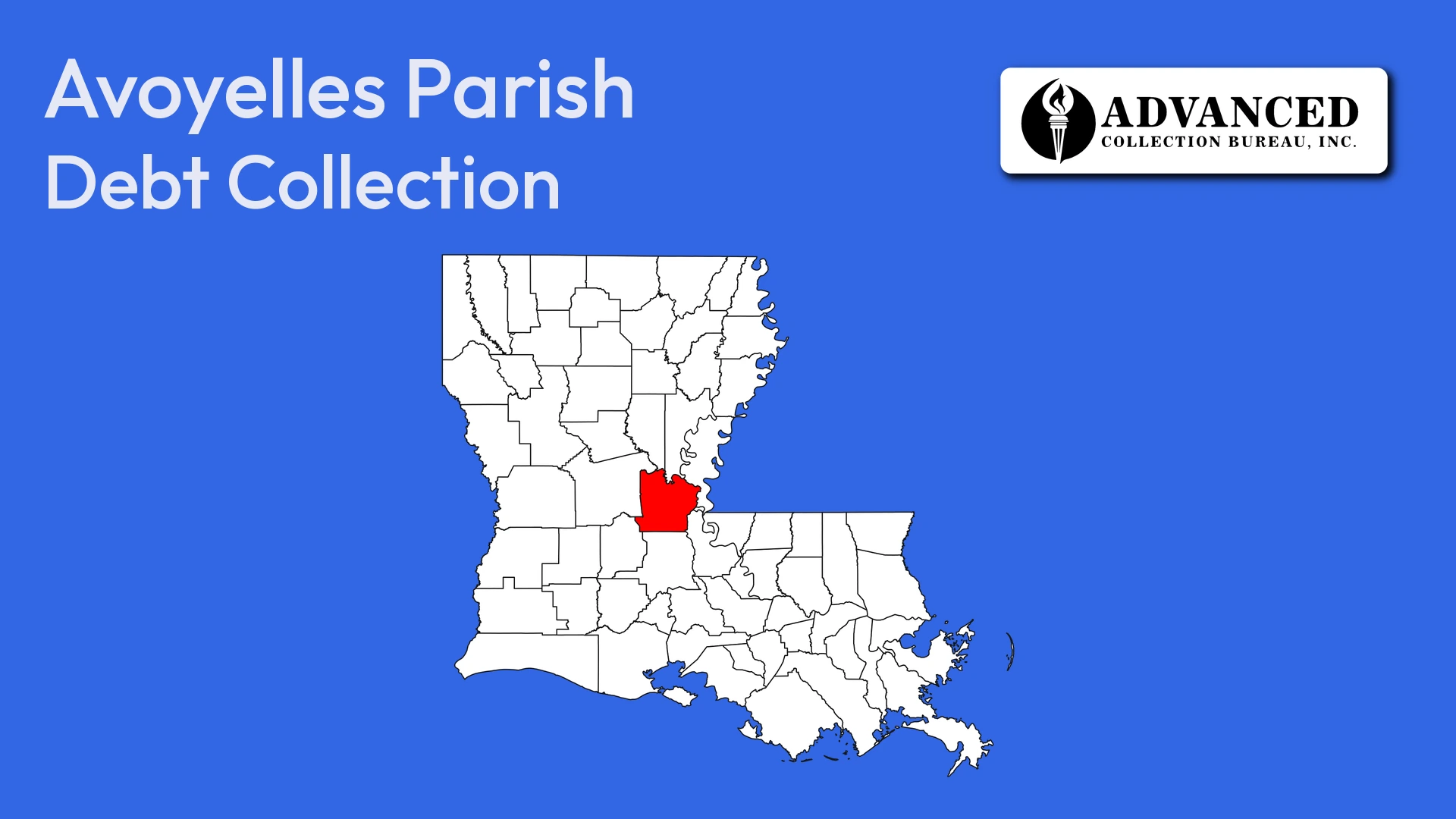 Map of Louisiana highlighting Avoyelles Parish