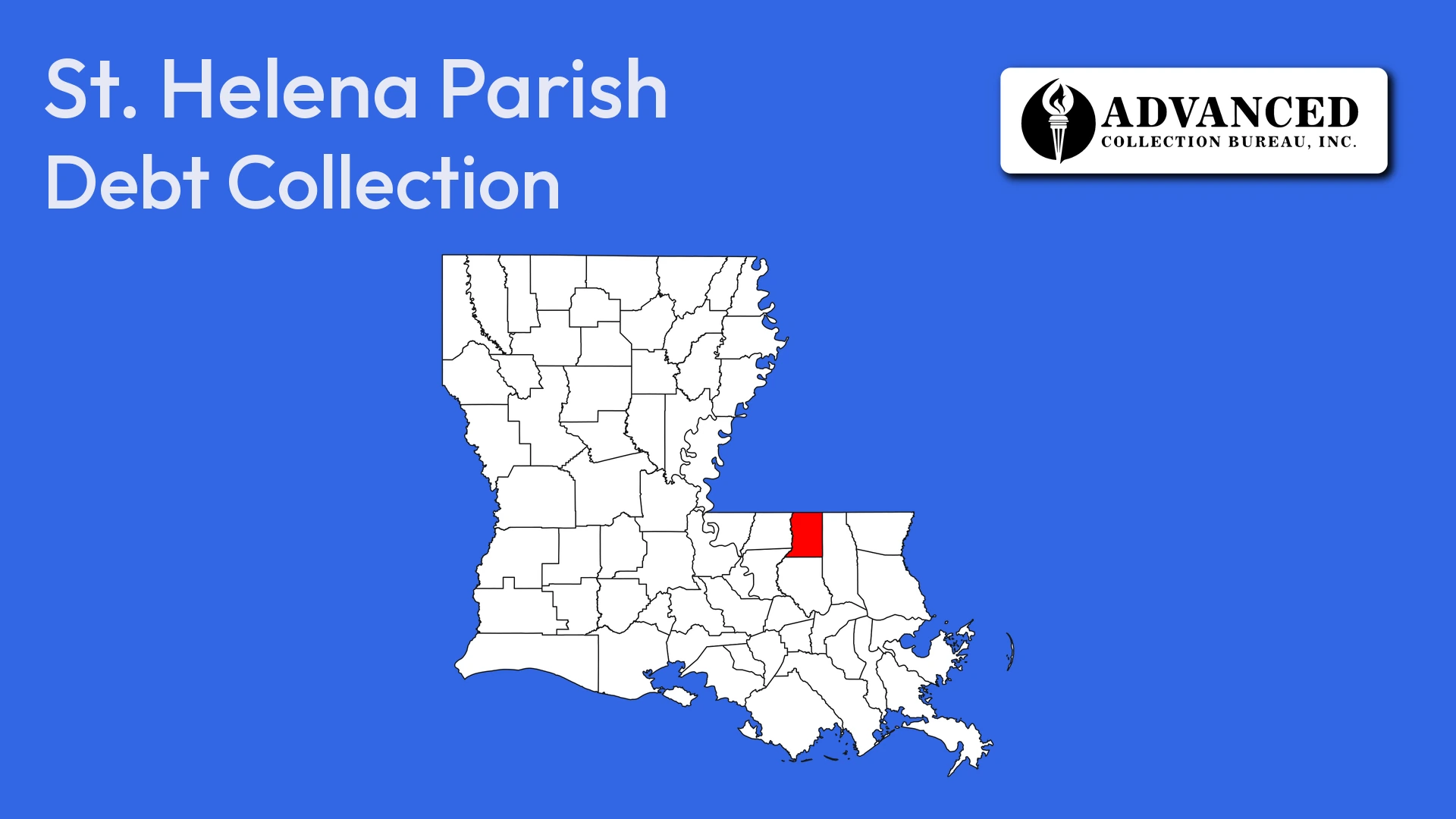 Map of Louisiana highlighting St. Helena Parish