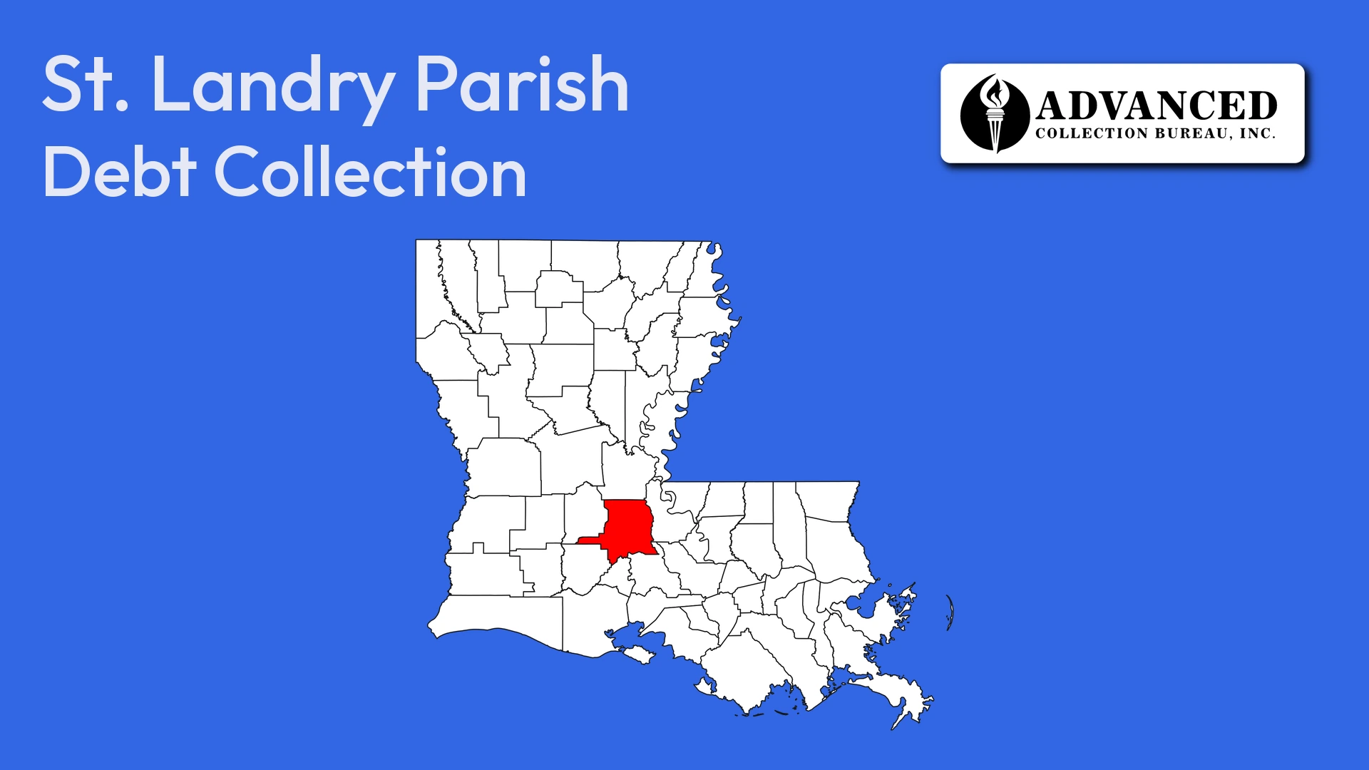 Map of Louisiana highlighting St. Landry Parish