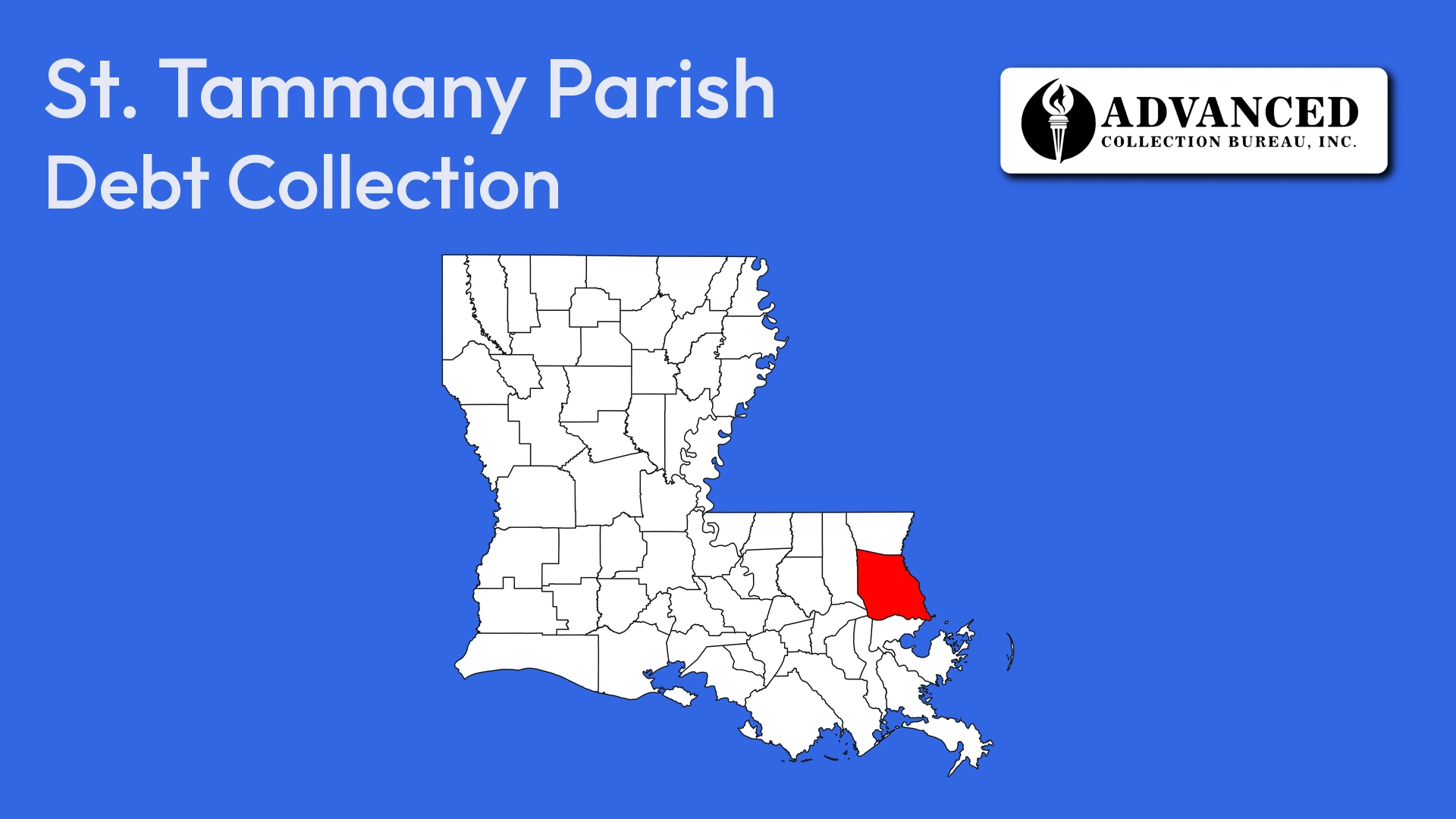 Map of Louisiana highlighting St. Tammany Parish