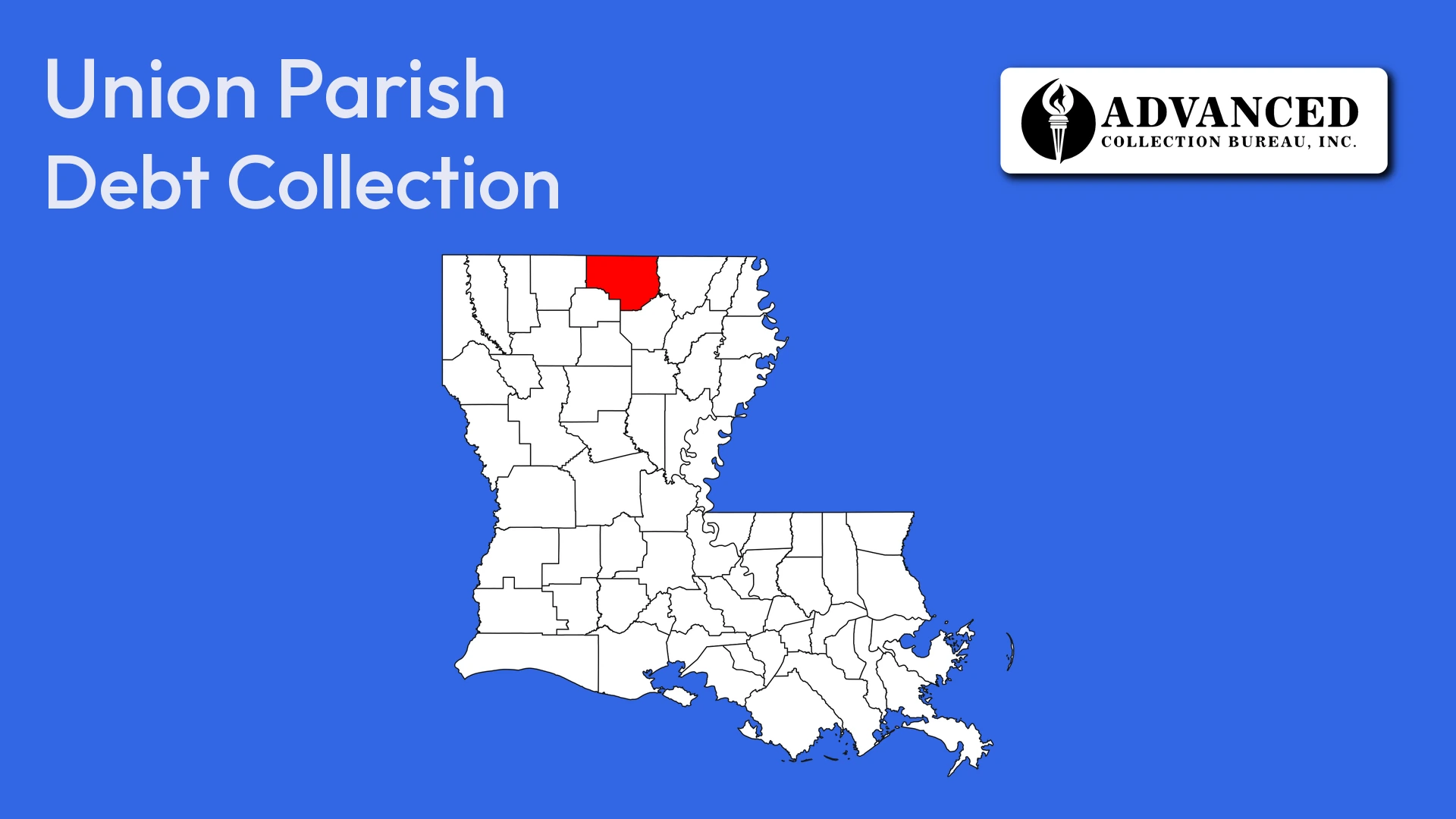 Map of Louisiana highlighting Union Parish
