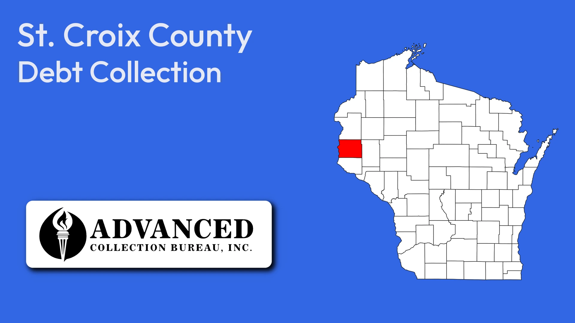 Map of Wisconsin highlighting St. Croix County