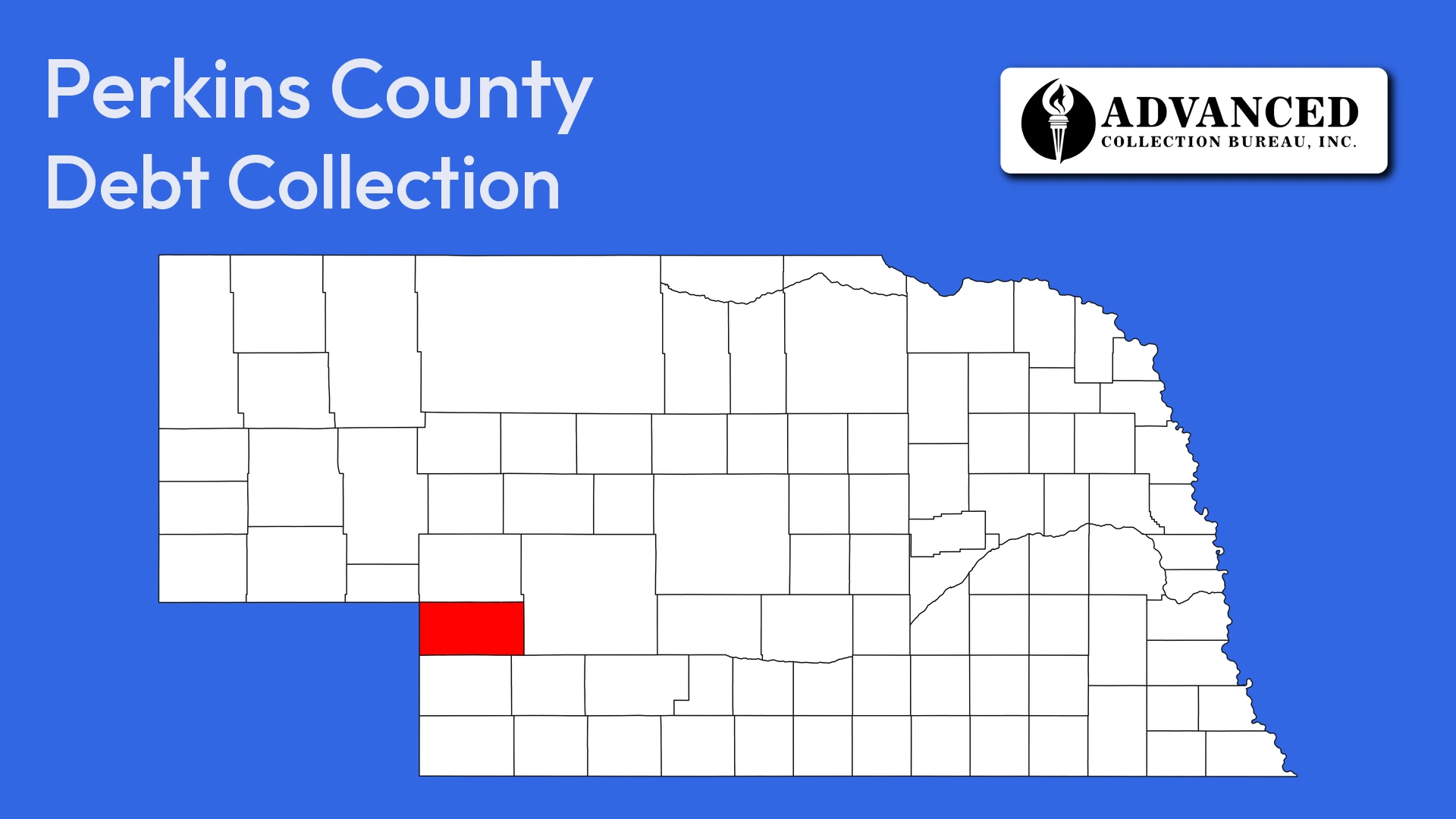 Map of Nebraska highlighting Perkins County