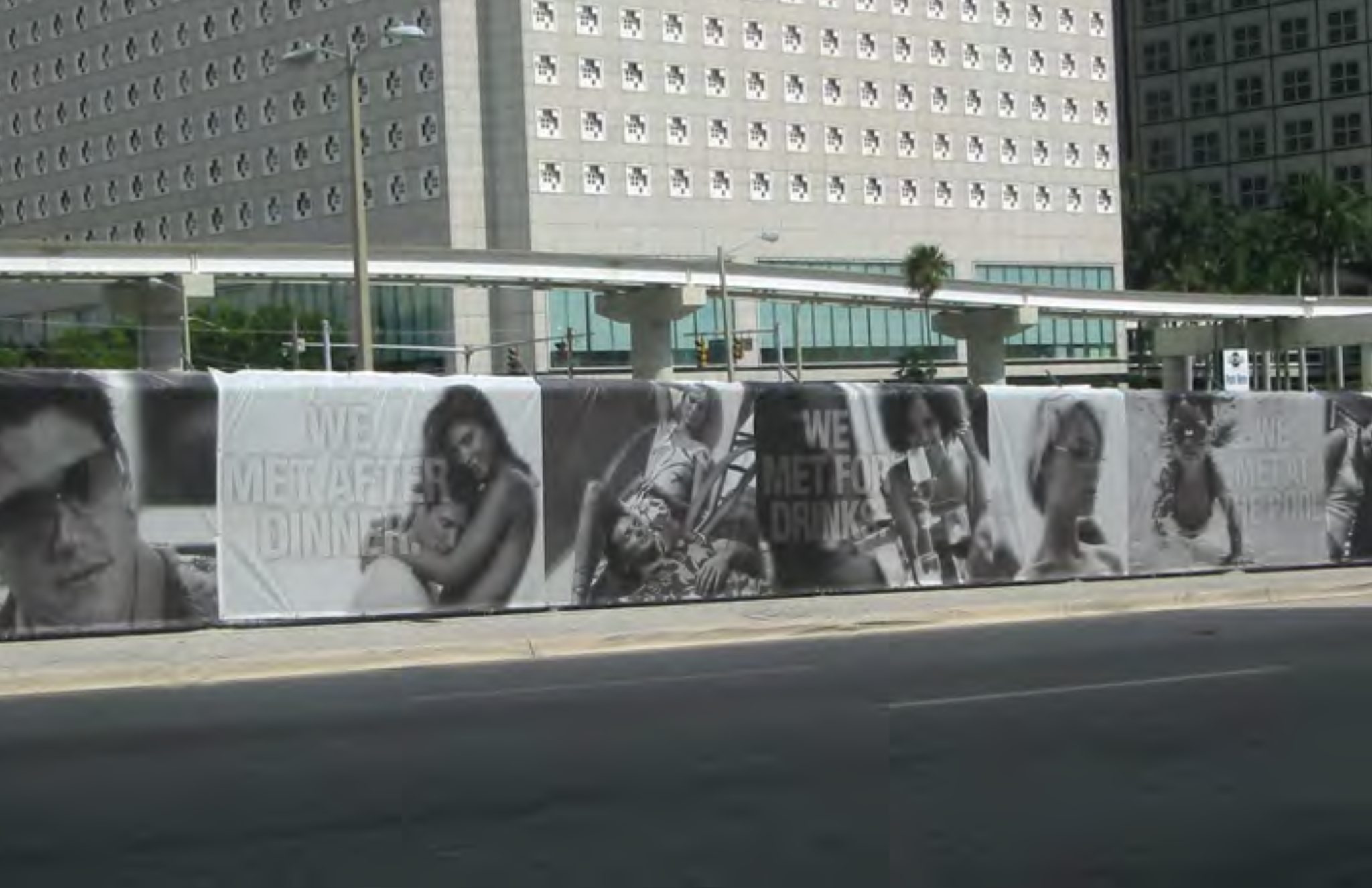 Metropolitan Miami streetscape banner program in downtown Miami