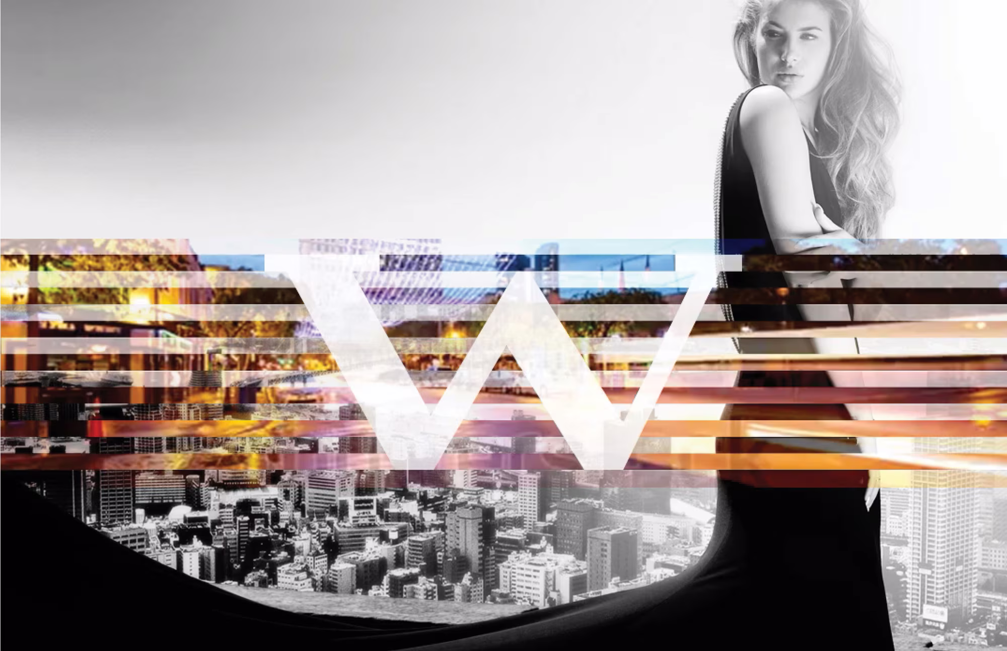 The Whitney W skyline collage
