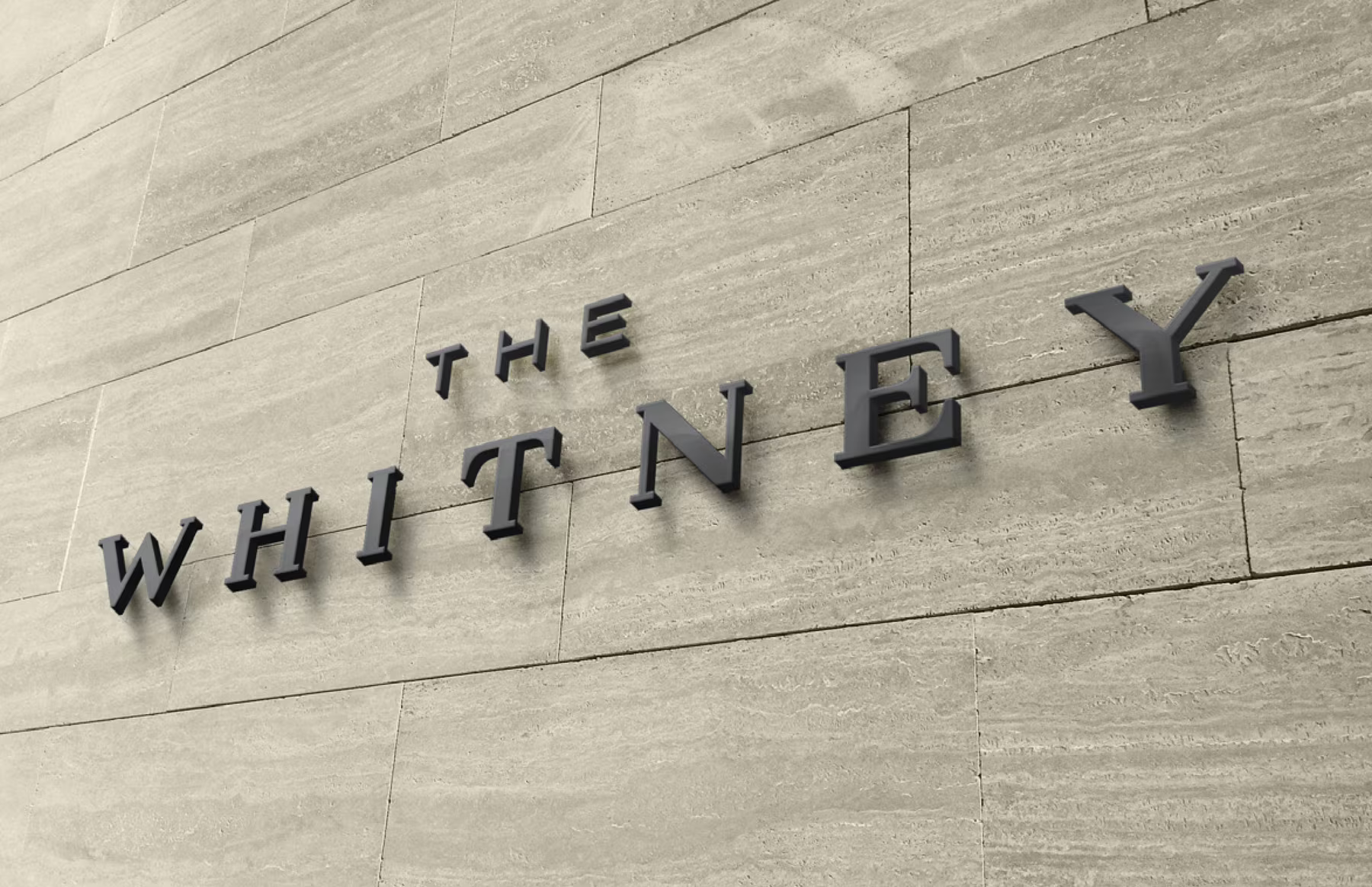 The Whitney building signage