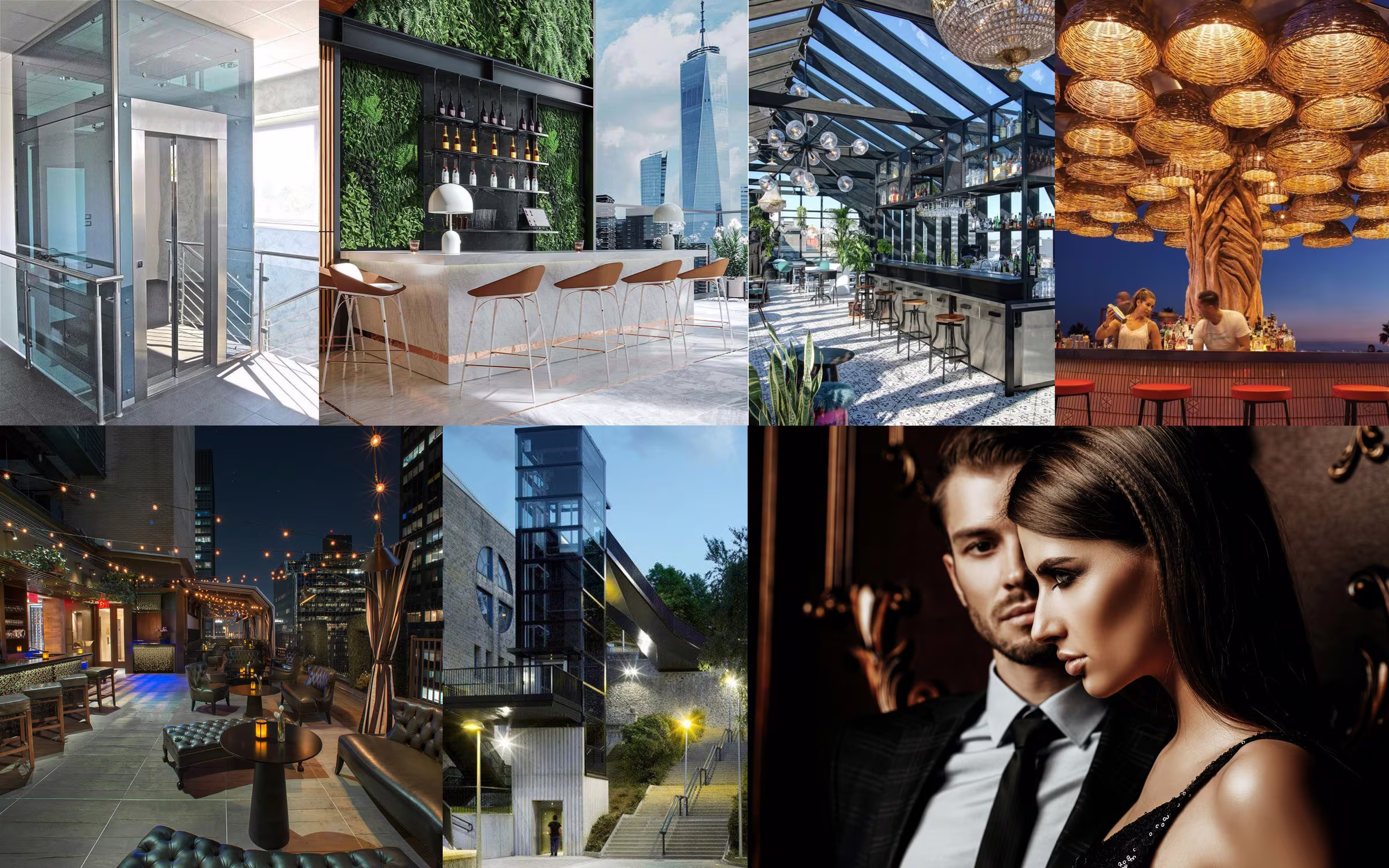 The James rooftop speakeasy concept