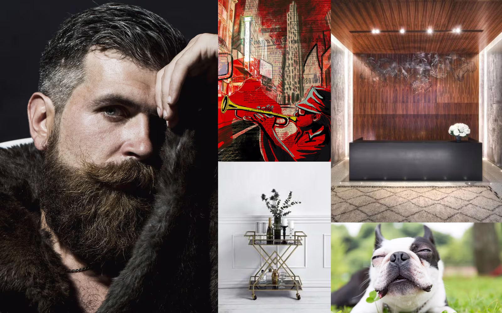 The James brand mood board