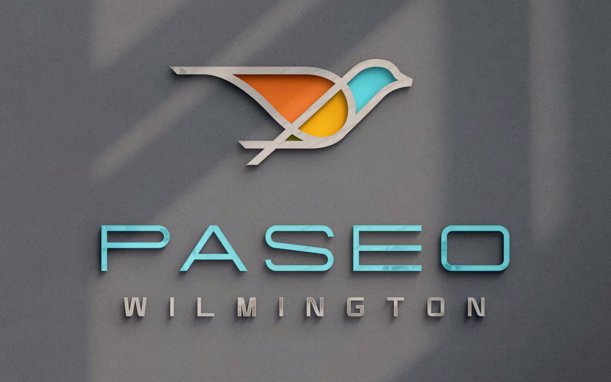 Paseo dimensional signage