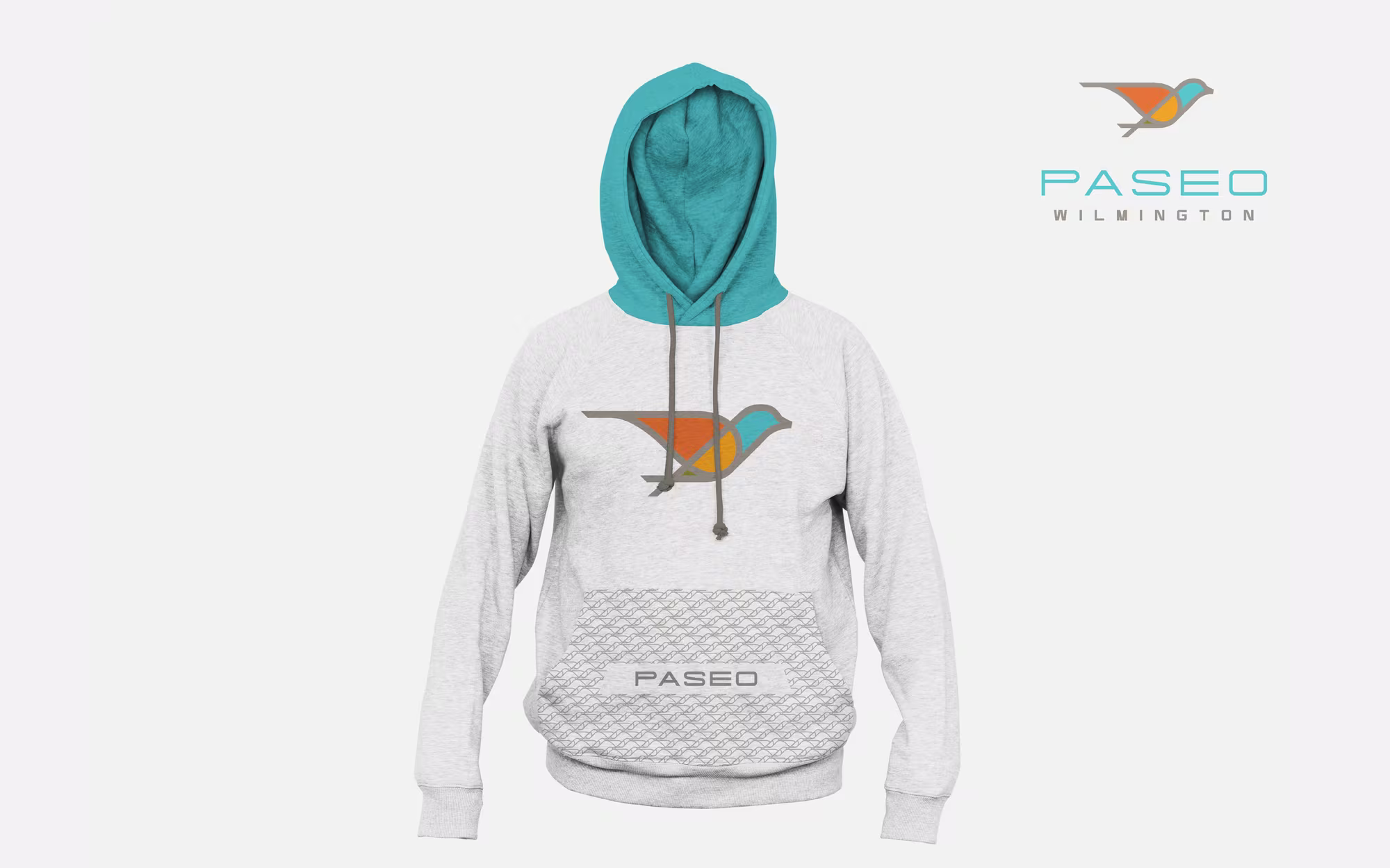 Paseo branded hoodie