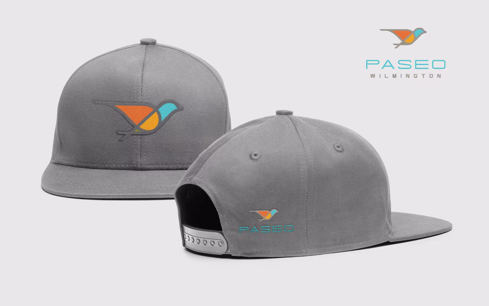 Paseo branded caps