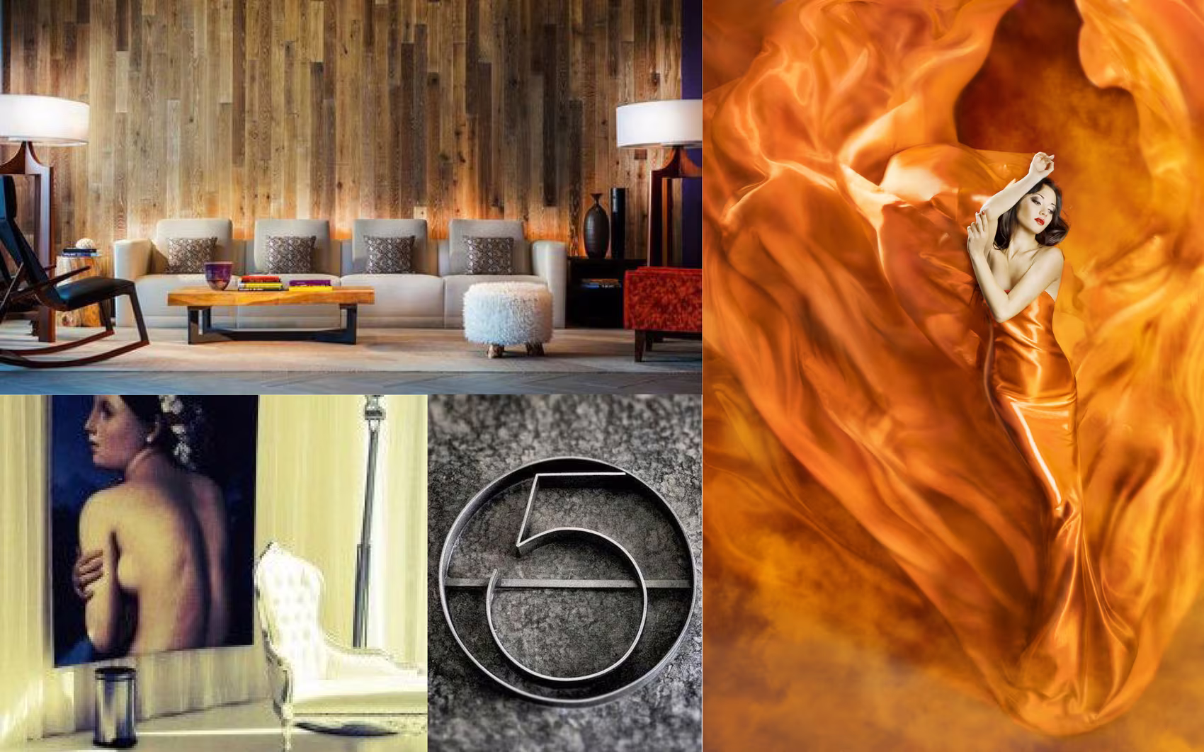 Paseo brand mood, lounge warmth and bold color