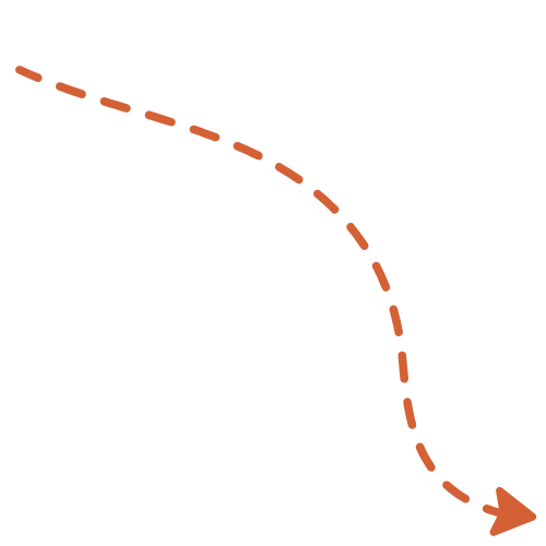Orange Arrow Down