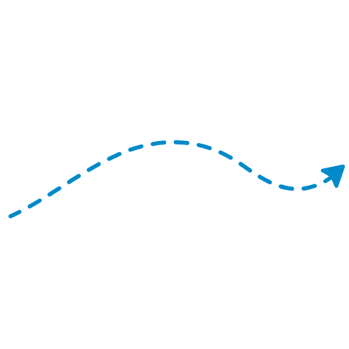 Blue Arrow Right