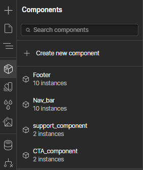 Image: Webflow - Components