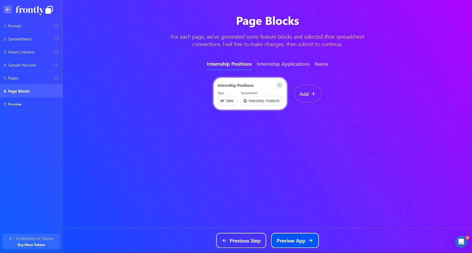 Image: Frontly - Page Blocks 