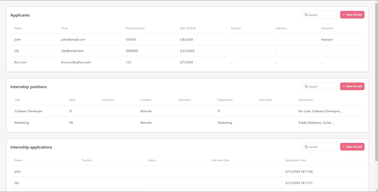 Image: Frontly - Data Dashboard