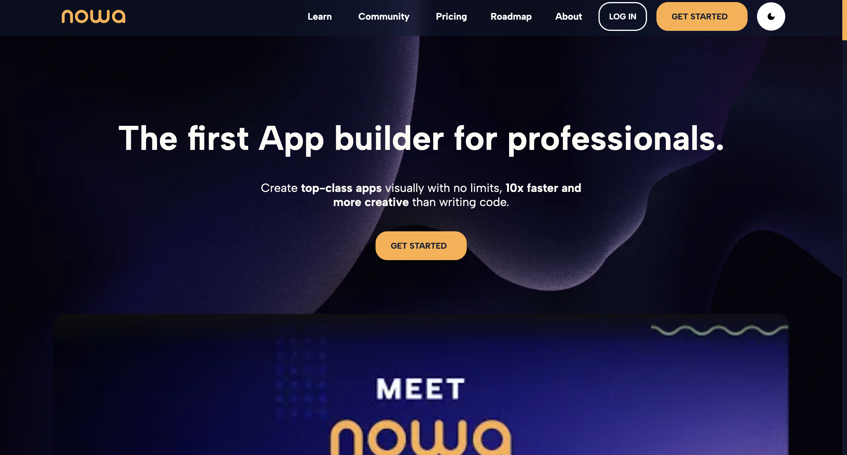 Image: Nowa - Home Page