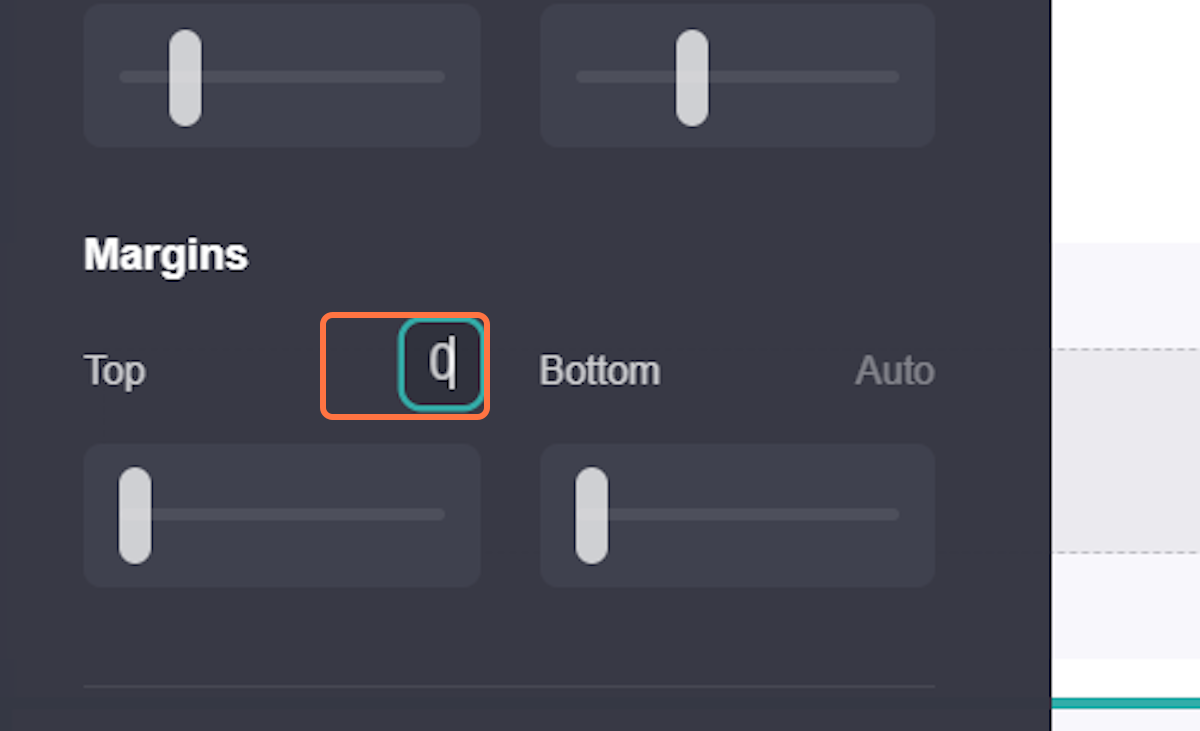 Image: Change the margins top