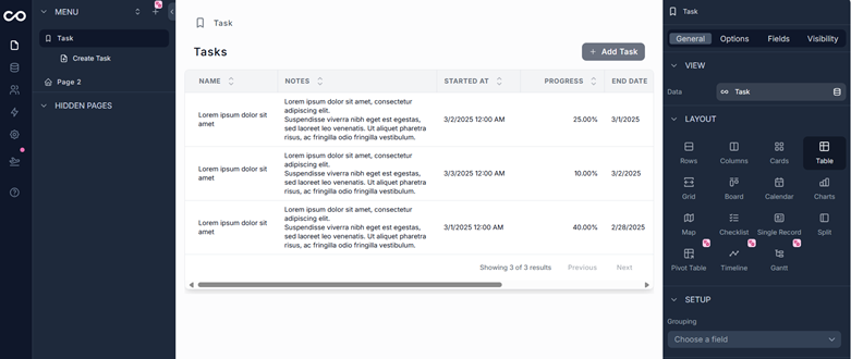 Noloco - Design your Interface 1