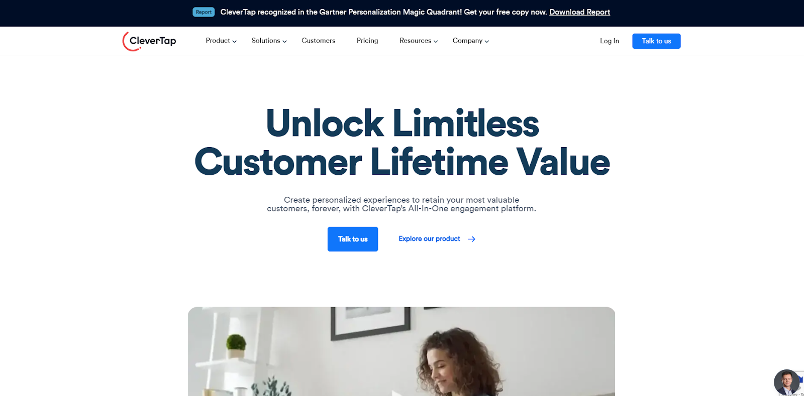 Image: CleverTap - Home Page