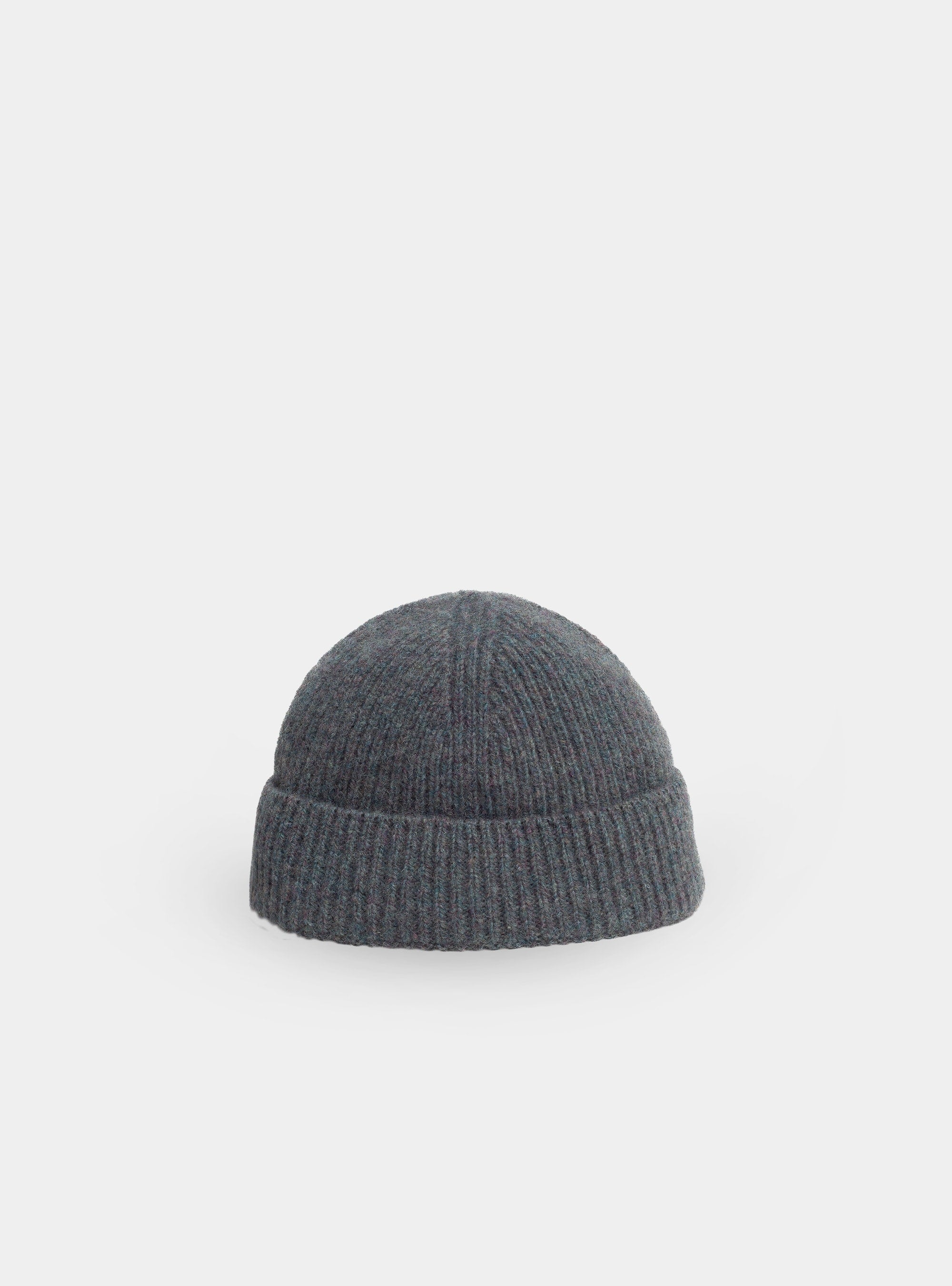 Essential knitted beanie hat (grey melange) · Made in Portugal by