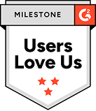 Charthop G2 Milestone Badge - Users Love Us