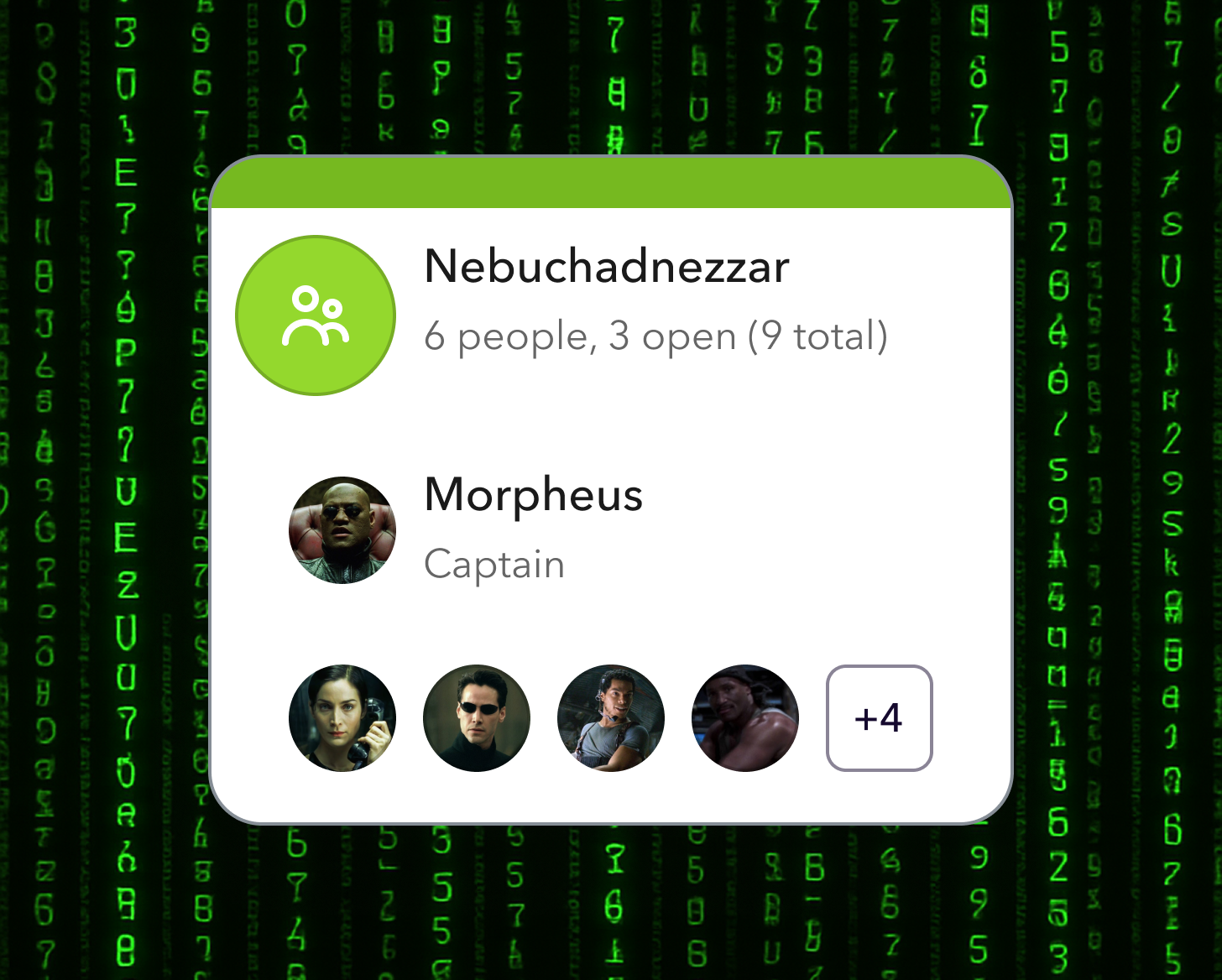 Matrix teams in ChartHop