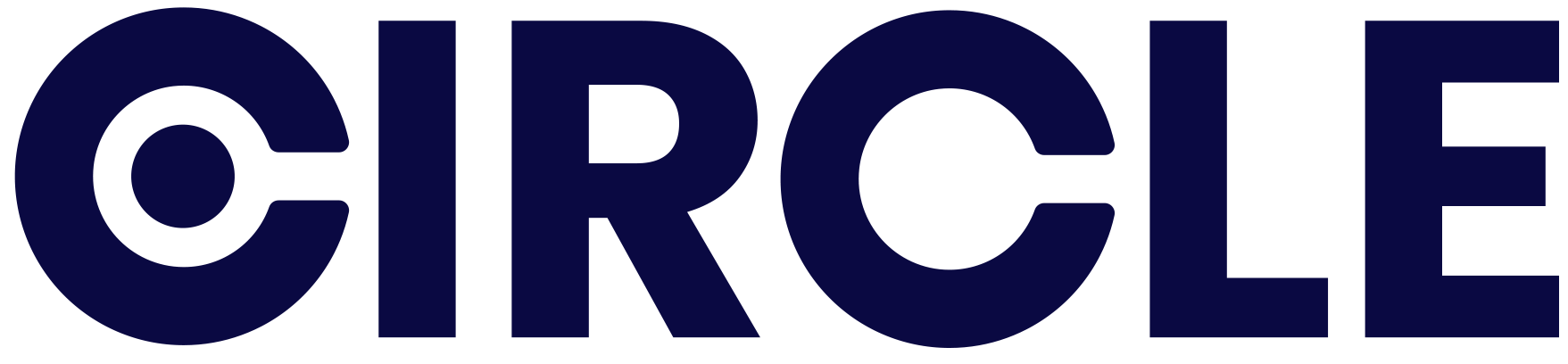 Circle logo outlined