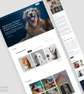 Landing page shot