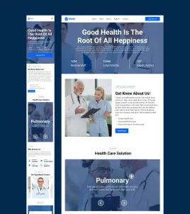 Landing page shot