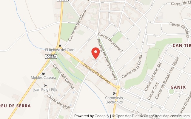 Localisation du bien immobilier sur une carte