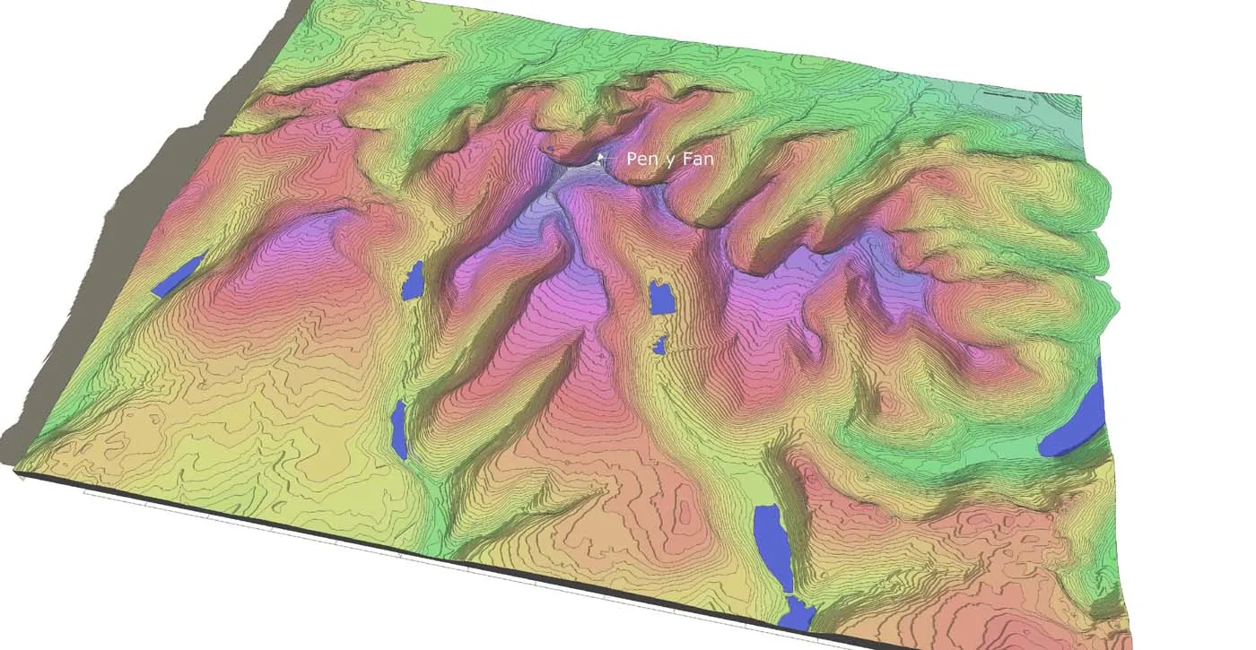 Journeyman, Terrain Model, Brecons